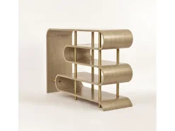 Clearance Consola 122x81x36 cm bege estiloso st962 Bege / Dourado