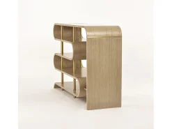 Clearance Consola 122x81x36 cm bege estiloso st962 Bege / Dourado