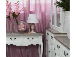 Consola| Consola 110x78x40 cm branca Rimini branca riw017 Castanho / Branco