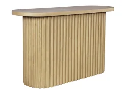 Consola| Consola 127x76.5x46.5 cm madeira clara natural Avola av2420-4 Castanho