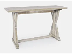 Consola* Consola 132x76x46 cm madeira clara natural Avola av1934-4 Castanho