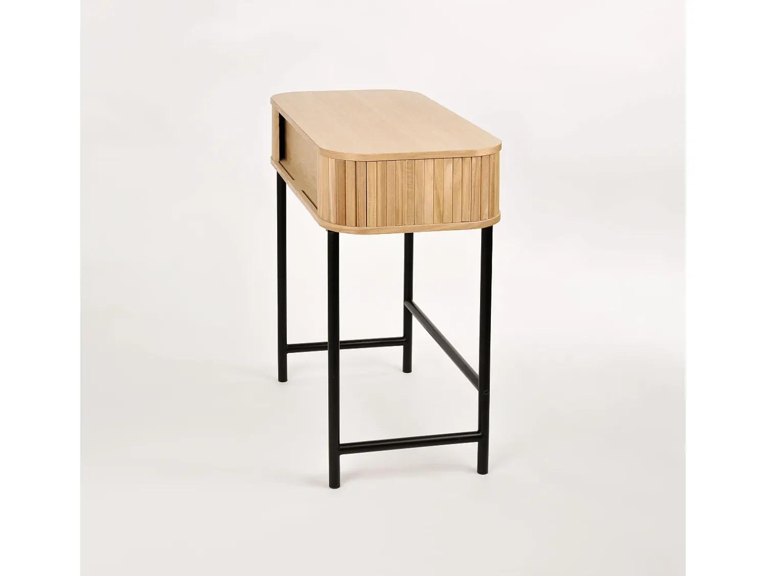 Consola| Consola 79,5x79,5x40 cm madeira natural Florence FL03 Castanho