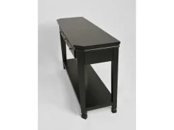 Consola| Consola 128x80x40 cm preta Cesena CE012 Preto