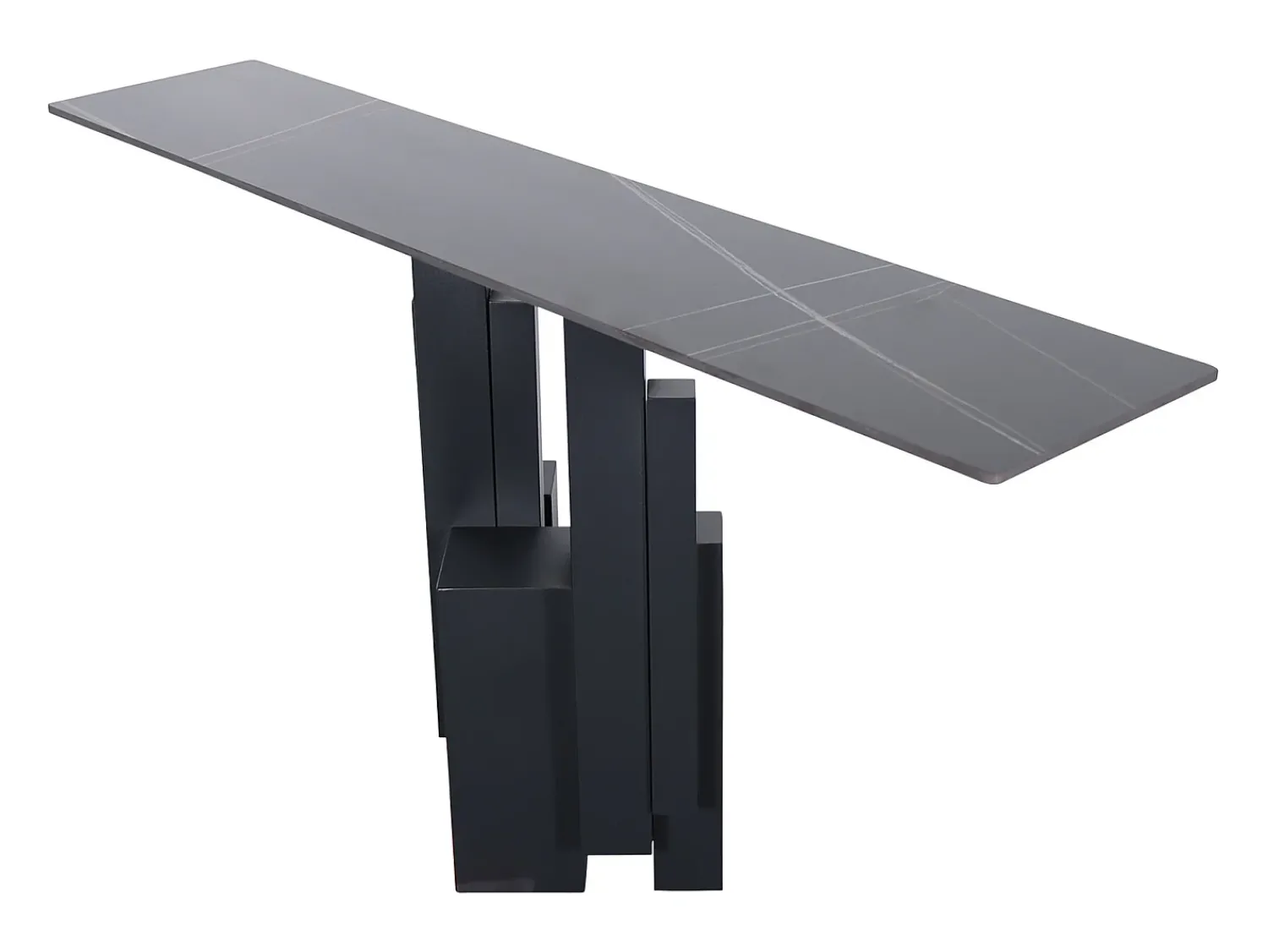Consola 150x80x30 cm preta modig m20-150^ Consola