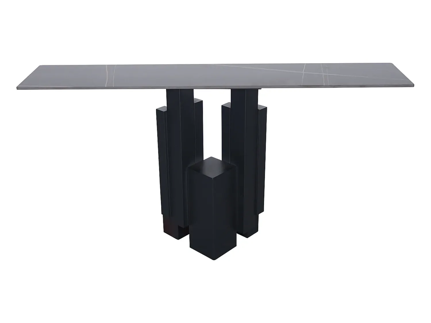 Consola 150x80x30 cm preta modig m20-150^ Consola