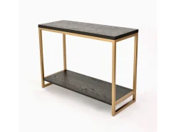 Consola 110x78x40 cm preta Sevilha^ Consola