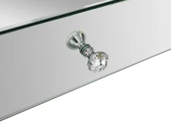 Consola*Vente-unique Console com 2 gavetas em espelho e MDF - PIKIO Prateado