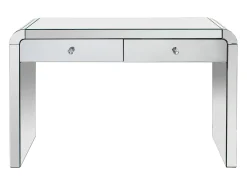 Consola*Vente-unique Console com 2 gavetas em espelho e MDF - PIKIO Prateado