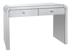 Consola*Vente-unique Console com 2 gavetas em espelho e MDF - PIKIO Prateado