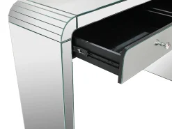 Consola*Vente-unique Console com 2 gavetas em espelho e MDF - PIKIO Prateado
