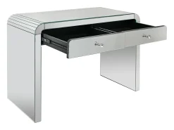 Consola*Vente-unique Console com 2 gavetas em espelho e MDF - PIKIO Prateado