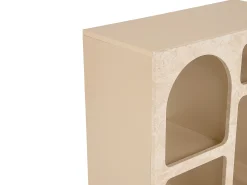 Vente-unique Console com 5 nichos - Efeito mármore - LUELA^ Consola