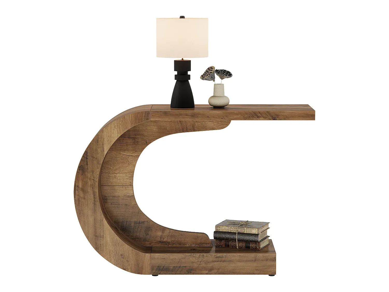 Consola|Tribesigns Console de Mesa, Mesa de Apoio Vintage, 110 x 35 x 75 cm, Móvel de Console para Entrada Castanho