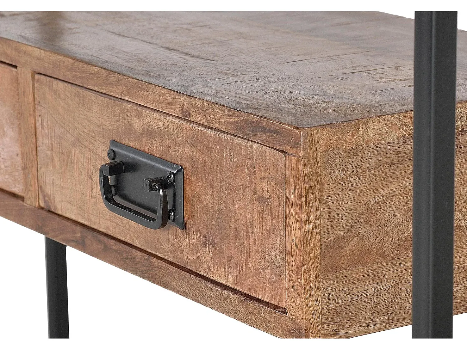 Consola*Giner y colomer Console em madeira e metal Castanho