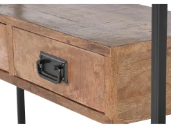 Consola*Giner y colomer Console em madeira e metal Castanho