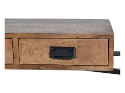 Consola*Giner y colomer Console em madeira e metal Castanho