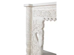Consola*Giner y colomer Console em madeira manguier blanc vieilli Branco