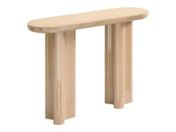 Outlet Vente-unique Console em MDF - lacado - LESONA Bege