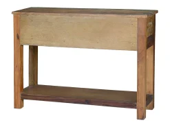 Giner y colomer Console exclusivo em madeira reciclada multicolorida Multicor
