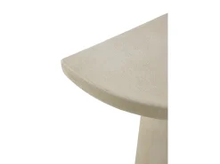 Consola| Console meia-lua de poliresina microcimento Camel