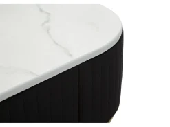 Consola* Console Montpellier 100X43X74 cm Preto