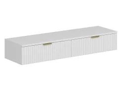 New Vente-unique Console suspenso com 2 gavetas - - FRALYN de Pascal Morabito Branco