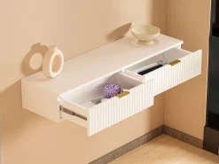 New Vente-unique Console suspenso com 2 gavetas - - FRALYN de Pascal Morabito Branco