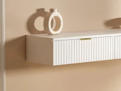 New Vente-unique Console suspenso com 2 gavetas - - FRALYN de Pascal Morabito Branco
