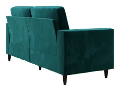 Sale Dorel Home Cooper | Sofá 3 lugares em Veludo Verde