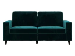 Sale Dorel Home Cooper | Sofá 3 lugares em Veludo Verde