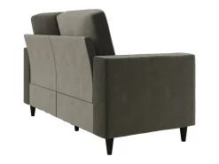 Sofá|Dorel Home Cooper | Sofá 2 lugares em Veludo Cinza Cinzento
