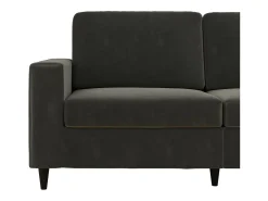 Dorel Home Cooper | Sofá de 3 lugares em veludo^ Sofá