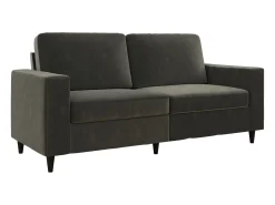 Dorel Home Cooper | Sofá de 3 lugares em veludo^ Sofá