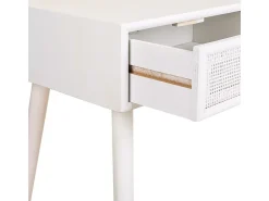 Sale Corredor com treliça de madeira e branca Branco