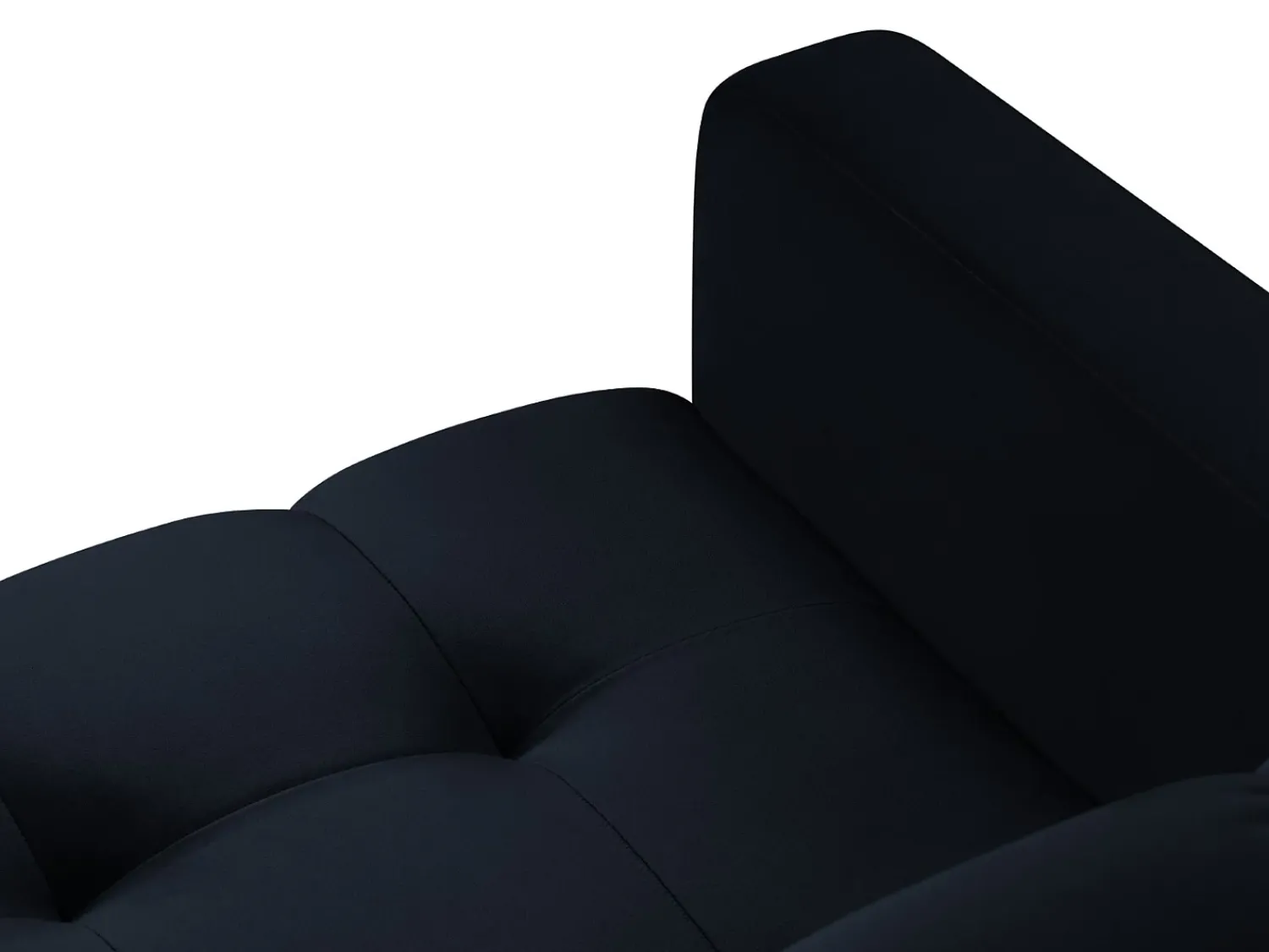 Poltrona|Cosmopolitan Design - Poltrona "Bali" em veludo - 87x92x75cm Azul escuro