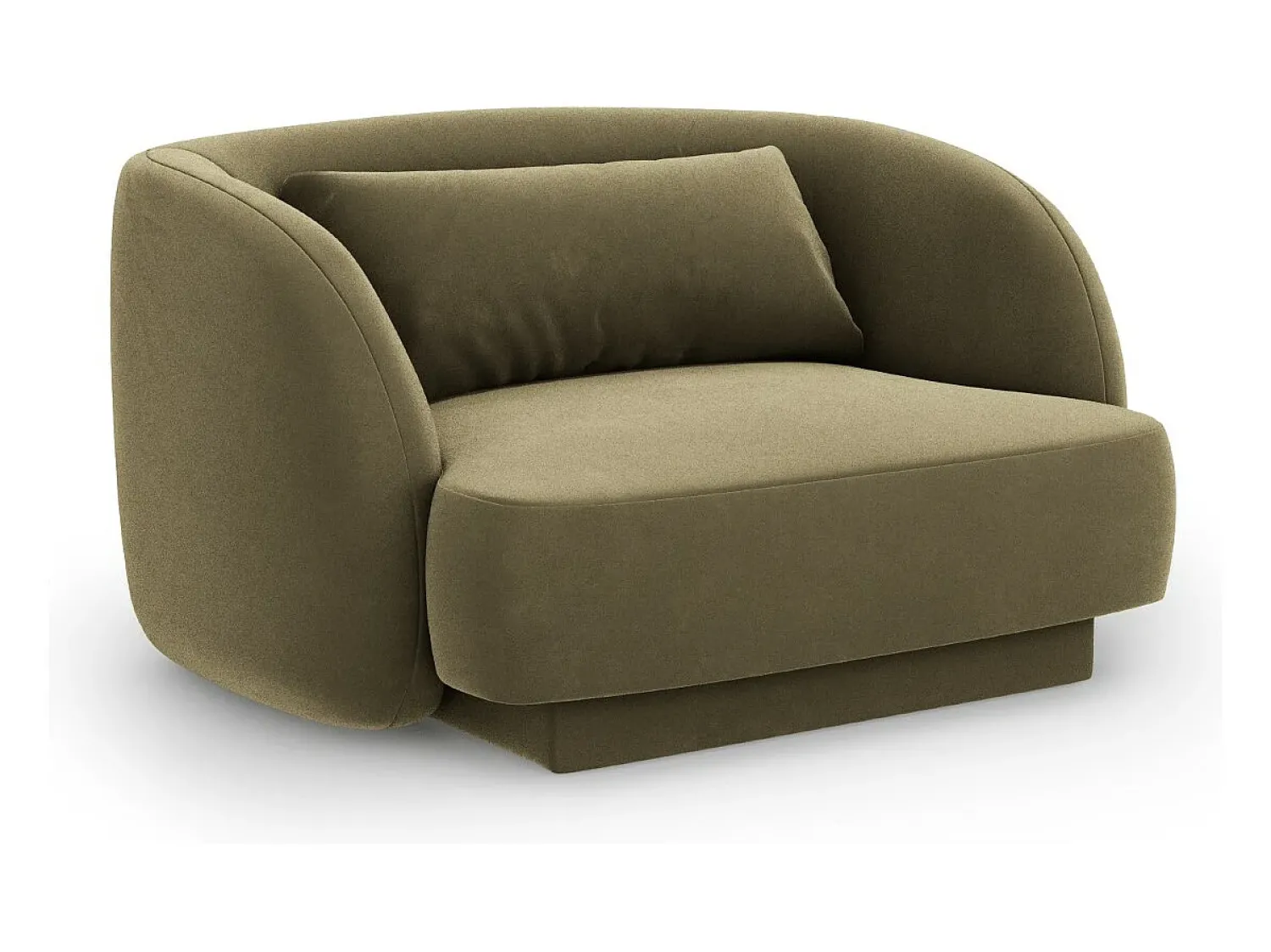 Cosmopolitan Design - Poltrona "Tulum" em veludo - 103x90x70cm^ Poltrona