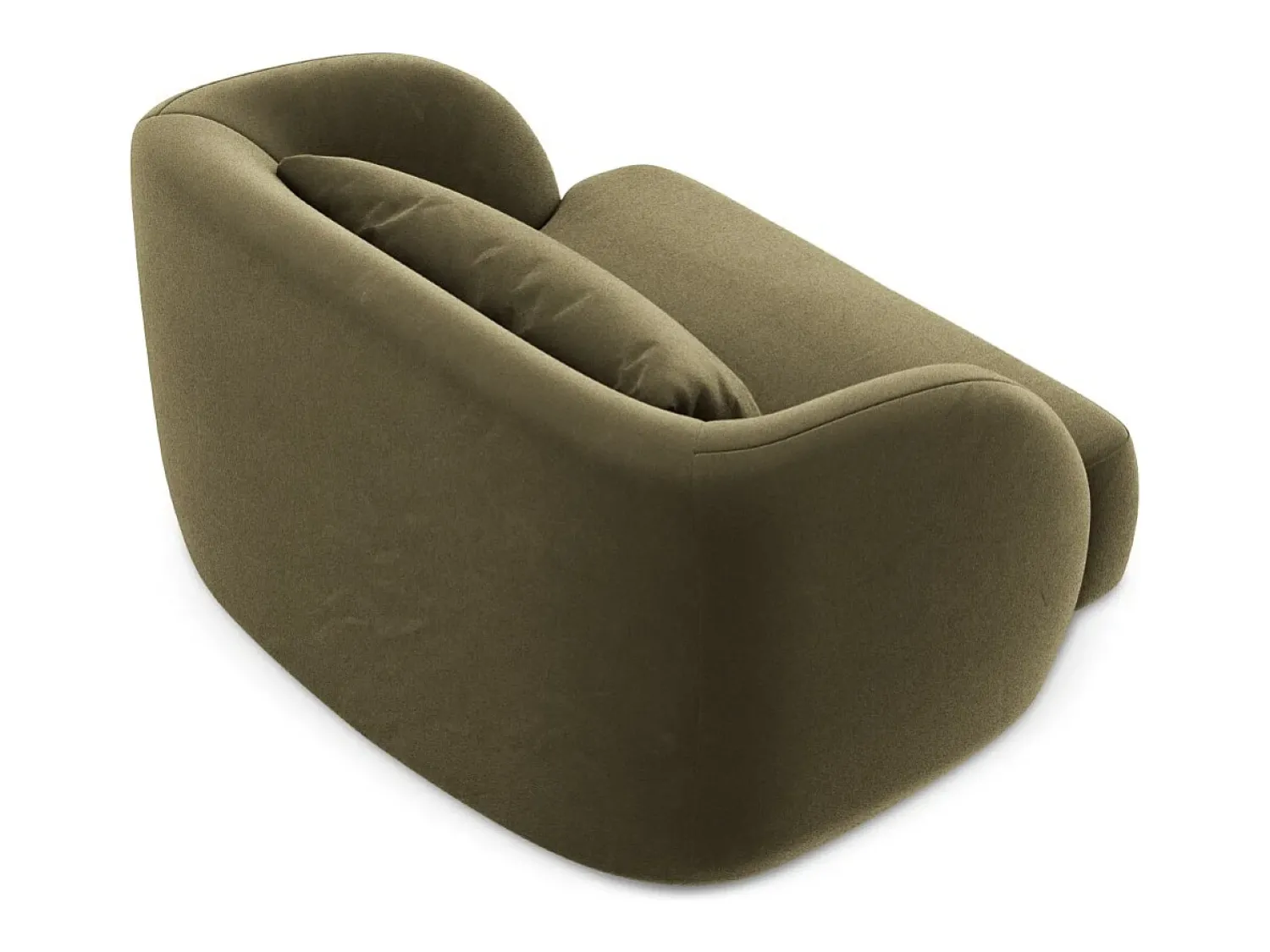 Cosmopolitan Design - Poltrona "Tulum" em veludo - 103x90x70cm^ Poltrona