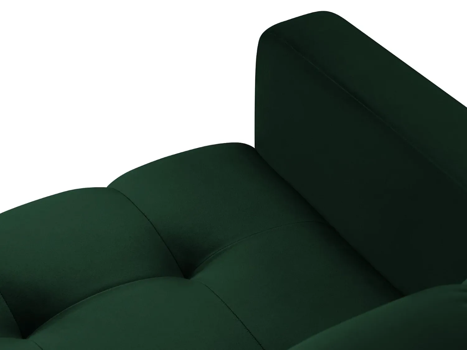 Sale Cosmopolitan Design - Poltrona "Bali" em veludo verde garrafa - 87x92x75cm Verde pinho