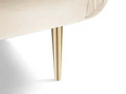 Cosmopolitan Design - Poltrona "Vienna" em veludo claro - 97x94x95cm^ Poltrona