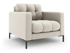 Poltrona*Cosmopolitan Design - Poltrona "Bali" em tecido estrutural - 87x92x75cm Bege