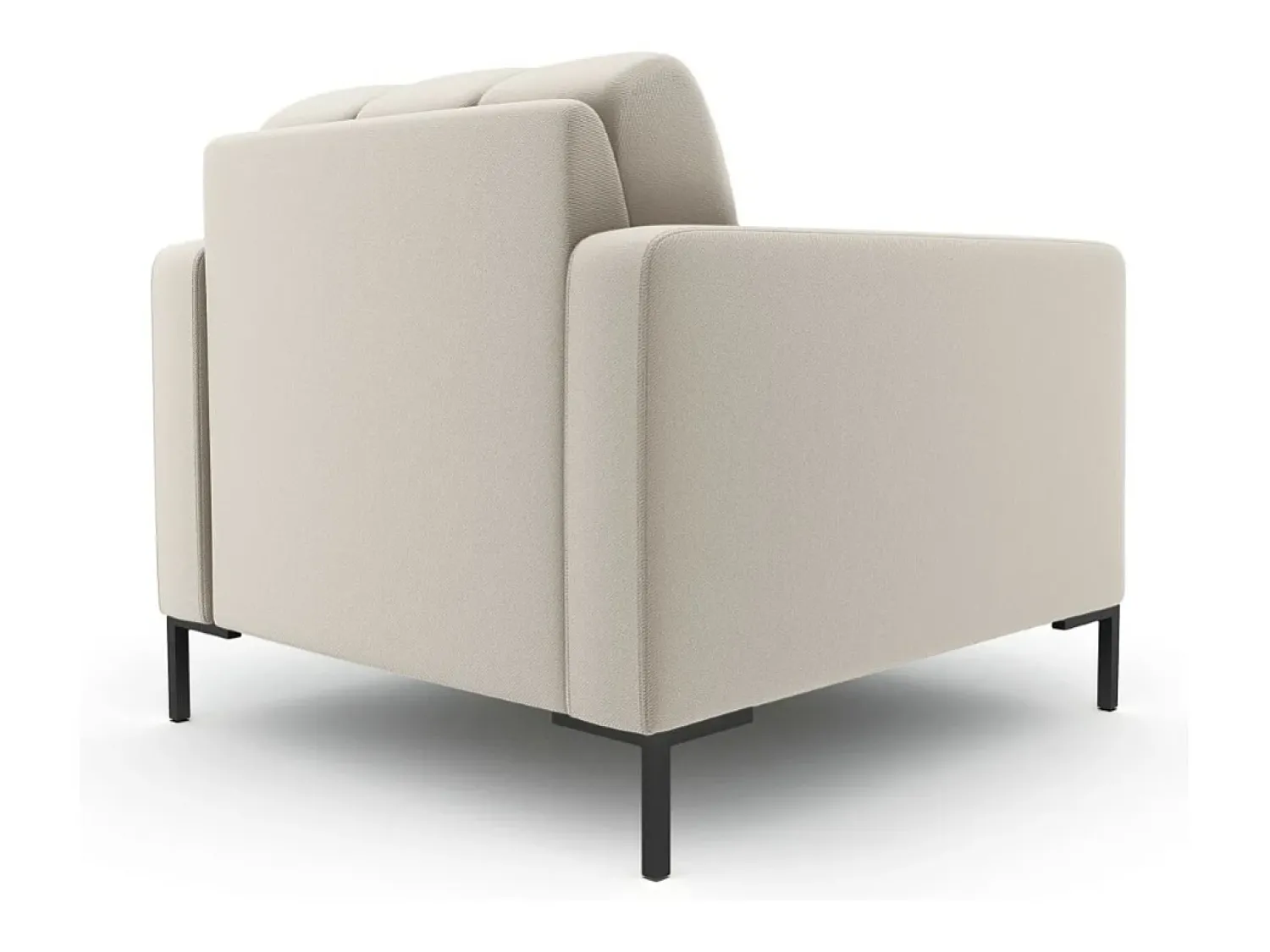 Poltrona*Cosmopolitan Design - Poltrona "Bali" em tecido estrutural - 87x92x75cm Bege