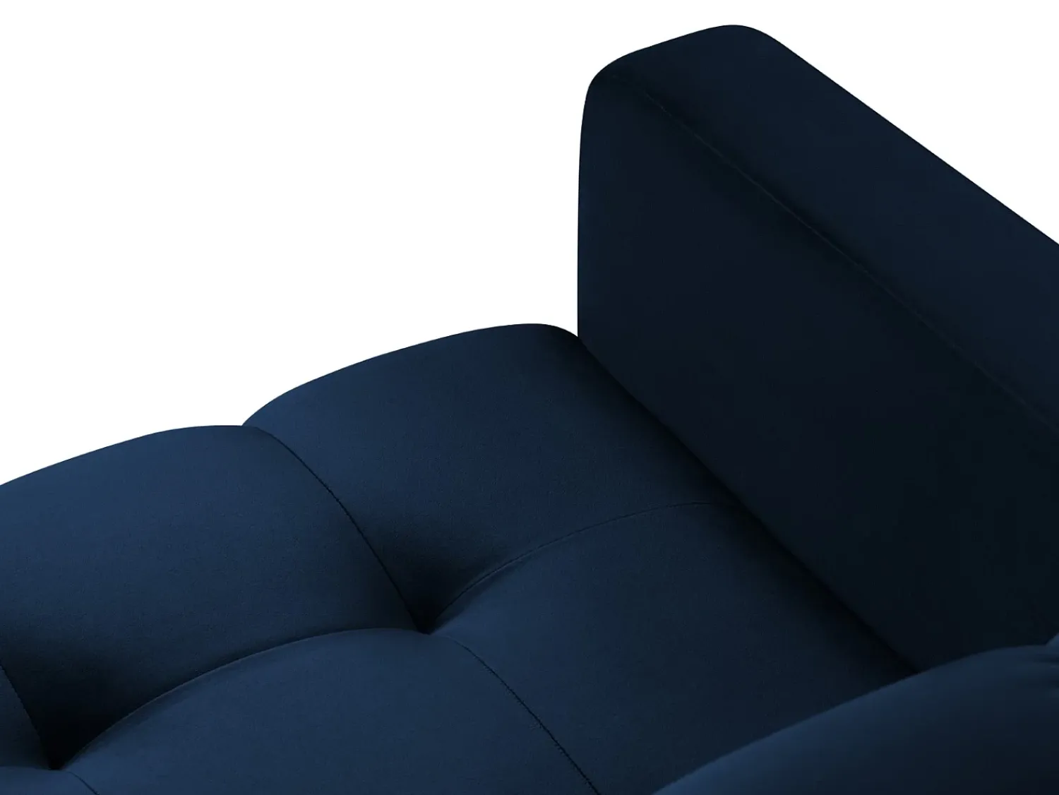 Poltrona|Cosmopolitan Design - Poltrona "Bali" em veludo azul real - 87x92x75cm Azul escuro