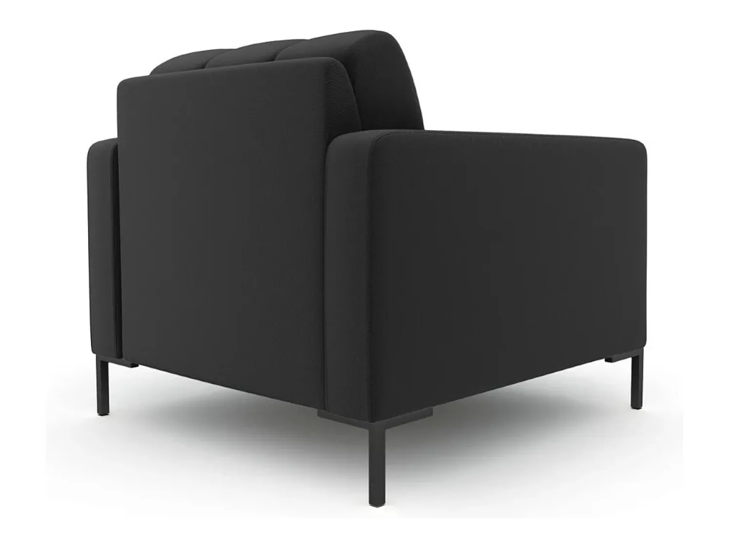 Hot Cosmopolitan Design - Poltrona "Bali" em tecido estrutural cinza escuro - 87x92x75cm Cinza antracite