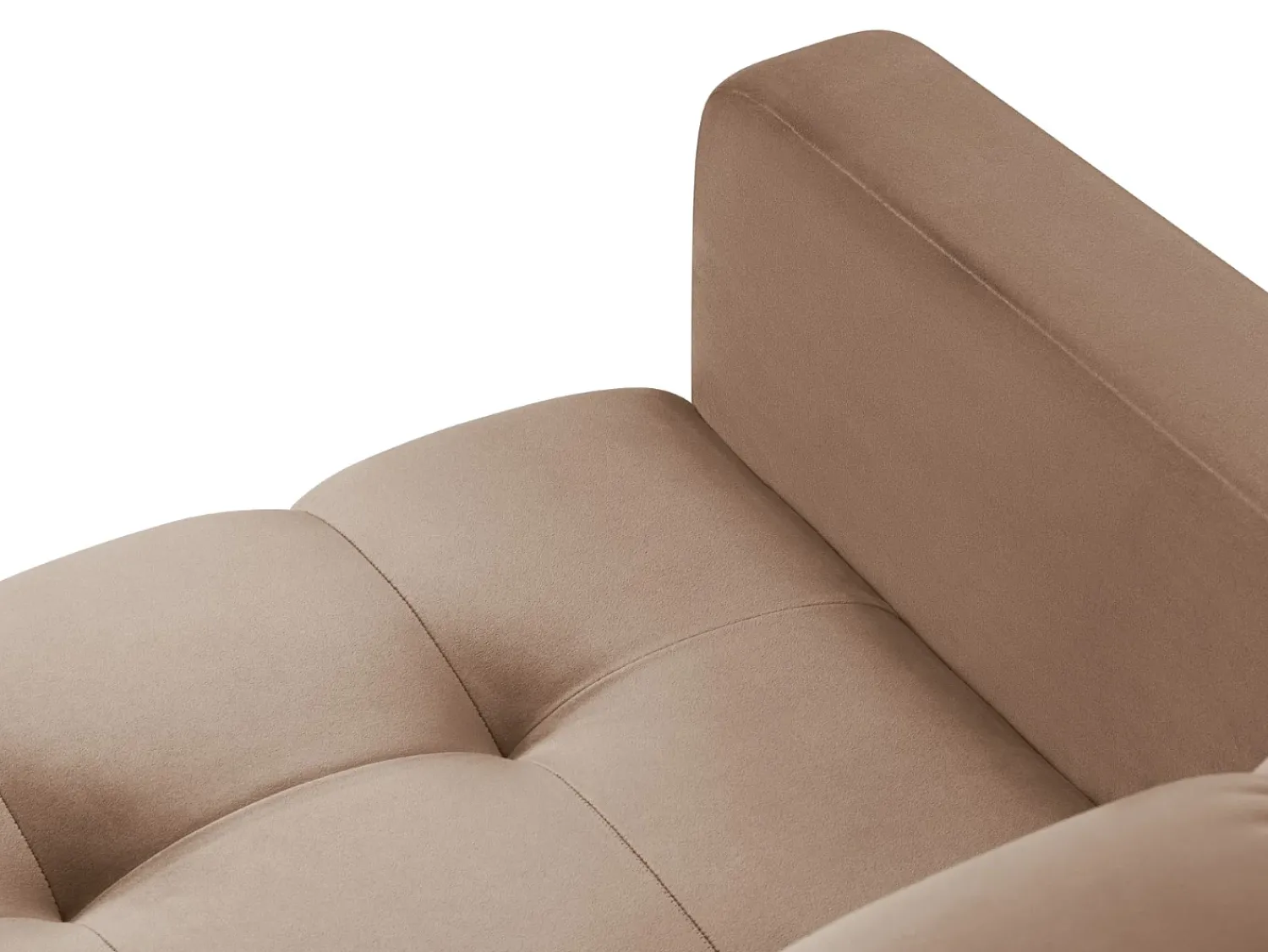 Poltrona|Cosmopolitan Design - Poltrona "Bali" em veludo - 87x92x75cm Bege