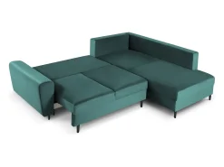 Sofá*Cosmopolitan Design - Sofá convertível de canto direito com caixa de arrumação 