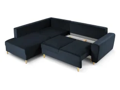 Sofá*Cosmopolitan Design - Sofá convertível de canto esquerdo com caixa de arrumação