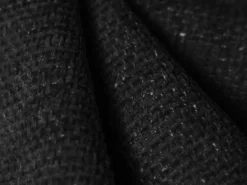 Sofá|Cosmopolitan Design - Sofá de canto esquerdo "Nolio" 4 lugares em tecido chenille - 235x170x72cm Preto