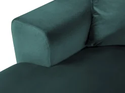 Outlet Cosmopolitan Design - Sofá panorâmico convertível em linha reta com caixa de arrumação