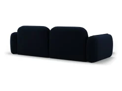Sofá|Cosmopolitan Design - Sofá modular de canto esquerdo "Sydney" 3 lugares em veludo azul real - 230x165x70cm Azul escuro