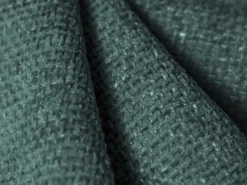 Best Cosmopolitan Design - Sofá de canto esquerdo "Arendal" 5 lugares em tecido chenille petróleo - 341x166x70cm Verde esmeralda